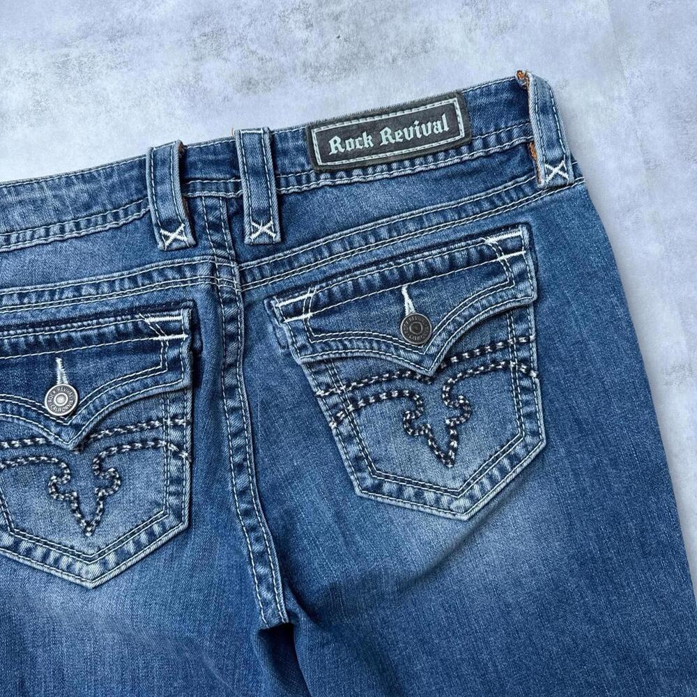 Y2K Rock Revival Jessica Skinny Women’s Denim Jeans - Picture 6 of 7